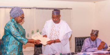 Governor Nwifuru receives certificate of recognition for University of Aeronautics Engineering, Onueke