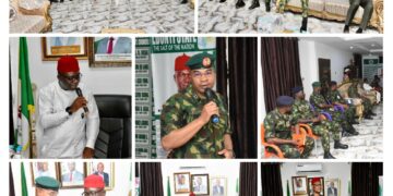 Nigerian Army Delegation Visits Afikpo Council Chairman as Federal Government is Set to Establish Army Recruitment & Training Institute