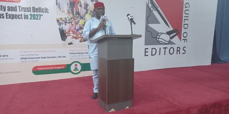 Gov Nwifuru attends Editors Conference – declares EBSG has cleared outstanding arrears of pension and gratuity, awards overseas scholarship to over 300.