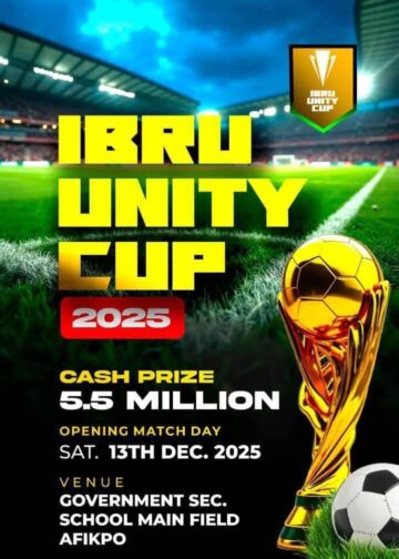 Afikpo LG Chairman,NWACHI, Timothy A. U Kicks Off Ibru Unity Cup with Fanfare