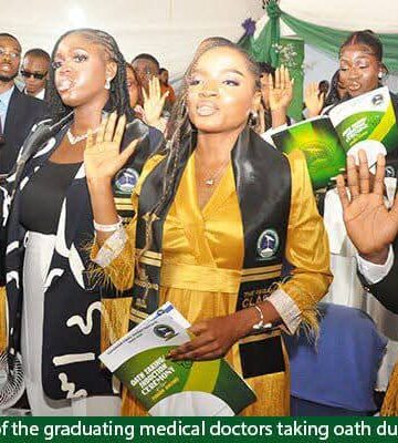42 AE-FUNAI PIONEER MEDICAL GRADUATES SWORN IN AS MEDICAL DOCTORS, AS MDCN CHARGES THEM TO UPHOLD EXCELLENCE, PROFESSIONAL STANDARDS