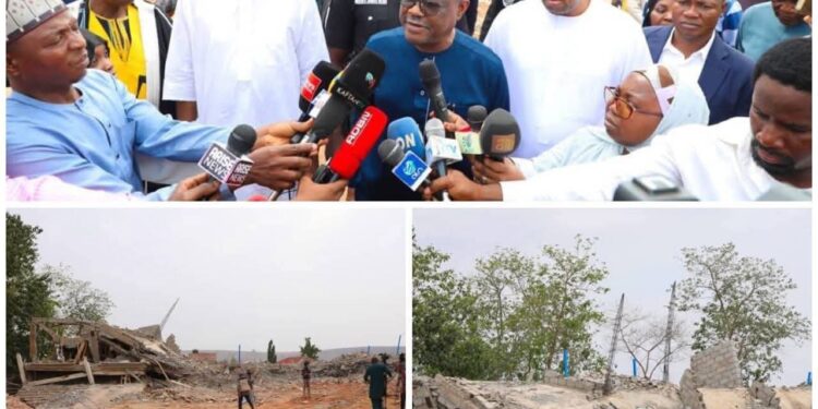 Abuja hotel collapse: Wike orders arrest of owner, to convert land to public use