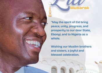 EID-EL KABIR: GOVERNOR NWIFURU TASKS MUSLIMS ON PEACE, SOCIAL COHESION, LOVE