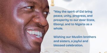 EID-EL KABIR: GOVERNOR NWIFURU TASKS MUSLIMS ON PEACE, SOCIAL COHESION, LOVE
