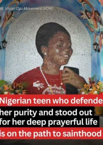 Against Odds, Nigerian Teenage Girl, Vivian Ogu Set on Journey to Sainthood