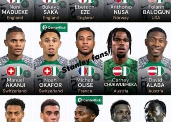 FACES OF NIGERIANS THAT’LL PLAY AT THE WORLD CUP 2026