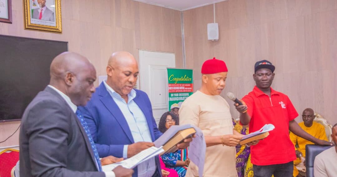 PROVIDE STRATEGIC DIRECTION, LEADERSHIP IN YOUR NEW POSITION, GOVERNOR NWIFURU CHARGES NEWLY SWORN-IN APPOINTEES