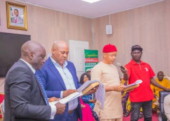 PROVIDE STRATEGIC DIRECTION, LEADERSHIP IN YOUR NEW POSITION, GOVERNOR NWIFURU CHARGES NEWLY SWORN-IN APPOINTEES