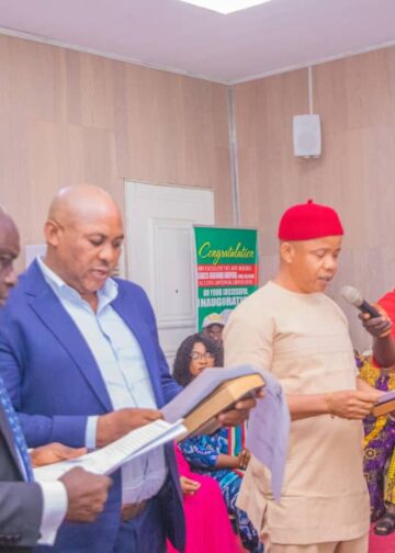 PROVIDE STRATEGIC DIRECTION, LEADERSHIP IN YOUR NEW POSITION, GOVERNOR NWIFURU CHARGES NEWLY SWORN-IN APPOINTEES