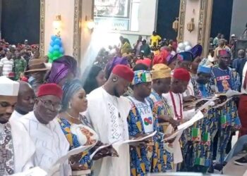 Nwifuru swears-in newly elected LG Chairmen, warns of consequences if they don’t deliver to APC — appoints 1710 Executive Assistants
