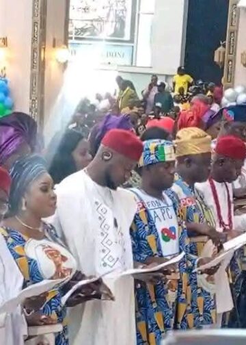 Nwifuru swears-in newly elected LG Chairmen, warns of consequences if they don’t deliver to APC — appoints 1710 Executive Assistants